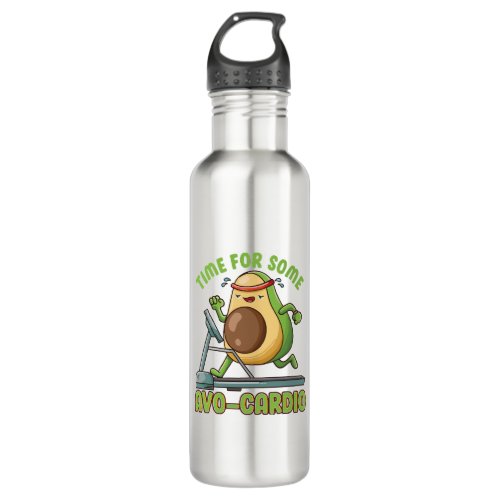 Workout Exercise Funny Humor Sayings Quotes Stainless Steel Water Bottle