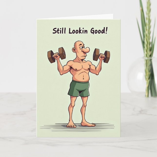 Workout Fathers Day Card (Front)