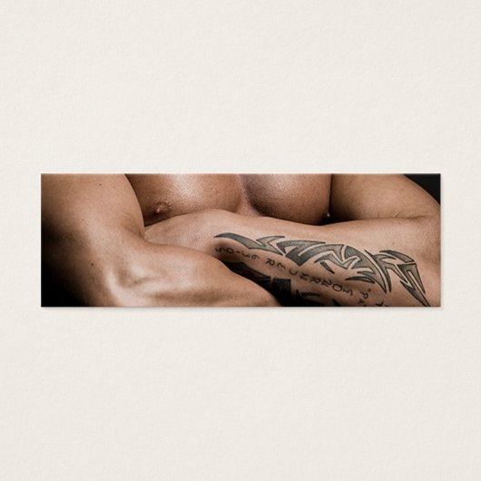 Workout Fitness Gym Toned Muscular Male Chest Pecs (Front)