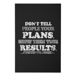 Workout Gym Fitness Sport Exercise Funny Gift Idea Faux Canvas Print