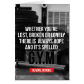 Workout Gym Motivation (Front)