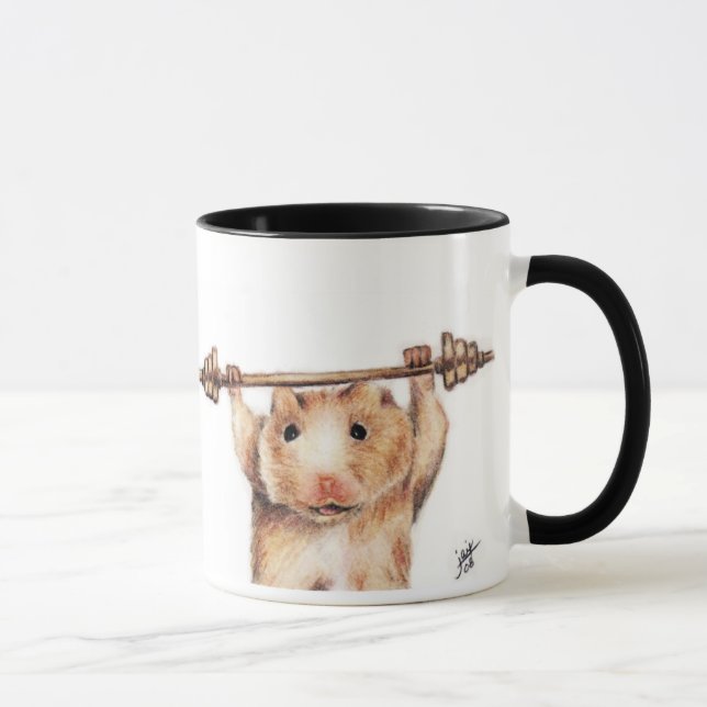 Workout (Hamster) Mug (Right)