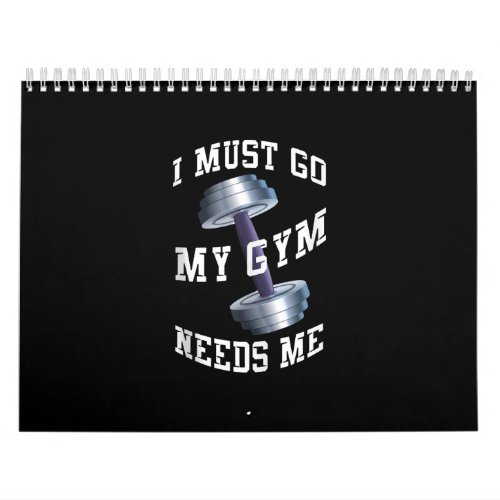 Workout Health And Ness _ My Gym Needs Me Calendar