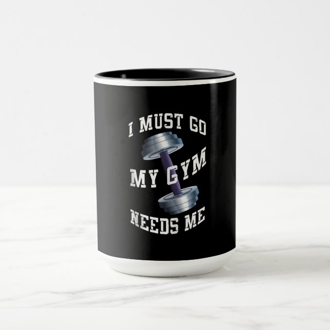 Workout Health And Ness - My Gym Needs Me Mug (Center)