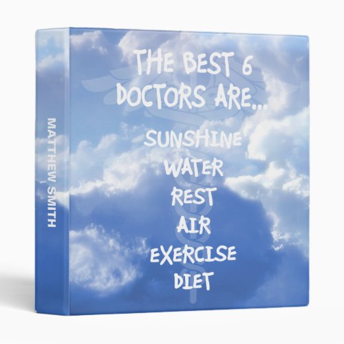 Workout Health Motivation _ The Best Six Doctors Binder