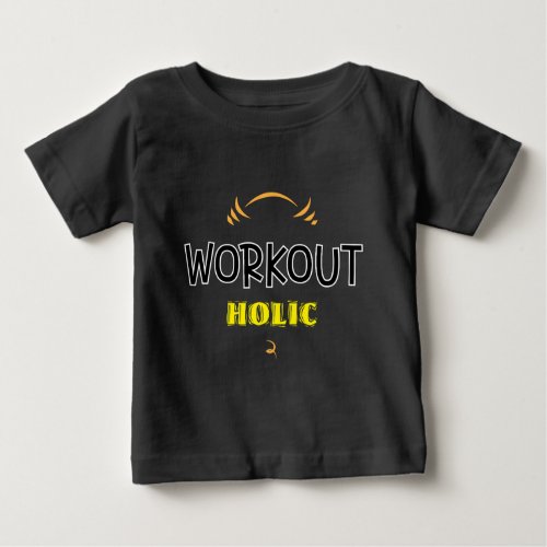Workout Holic Gym Fitness Exercise T_Shirt