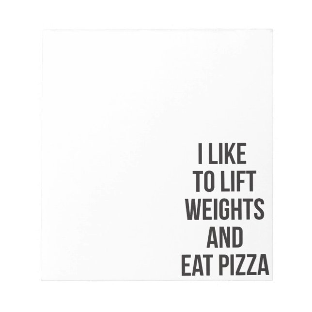 Workout Humor - Practice Safe Sets - Novelty Gym Notepad (Front)