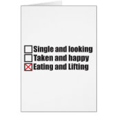 Workout Humor - Single vs Taken vs Lifting (Front)