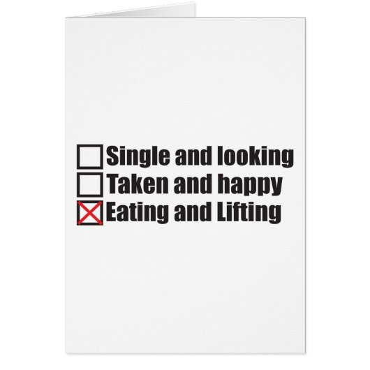 Workout Humor - Single vs Taken vs Lifting (Front)