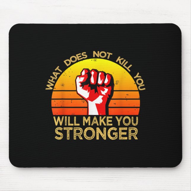 Workout Insration Motivational Saying Men Women  Mouse Pad (Front)