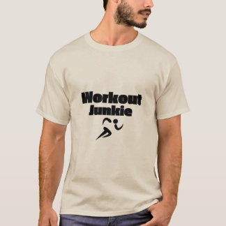 Workout Junkie Men's basic T-shirt
