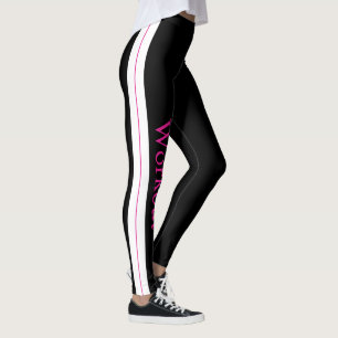 Workout l Modern attractive l black and white Leggings