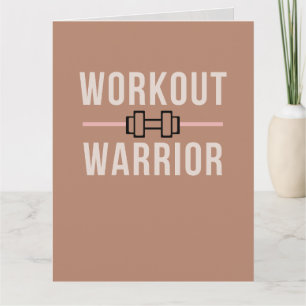 Workout Log + 30 Day Challenge & Tracker Card