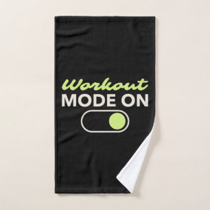 Workout Mode On: Fitness Switch Hand Towel