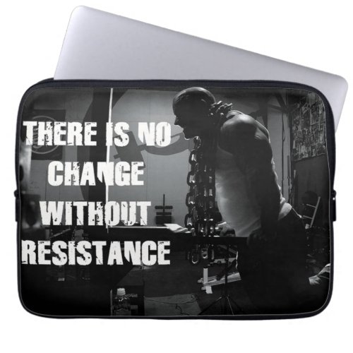 Workout Motivation _ Change and Resistance Laptop Sleeve