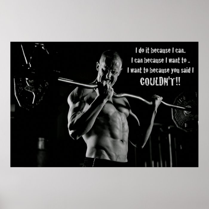 Workout Motivation Poster
