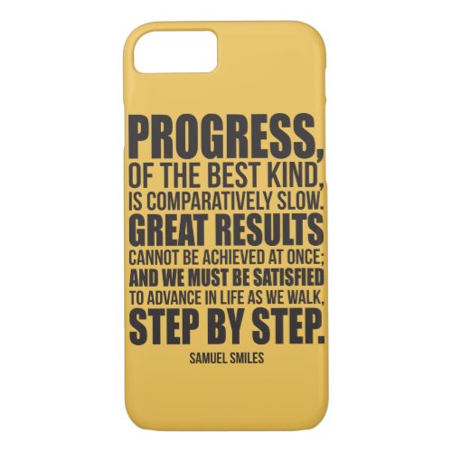 Workout Motivation _ Progress iPhone 87 Case