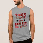 Workout Motivation Sleeveless Shirt (Front)