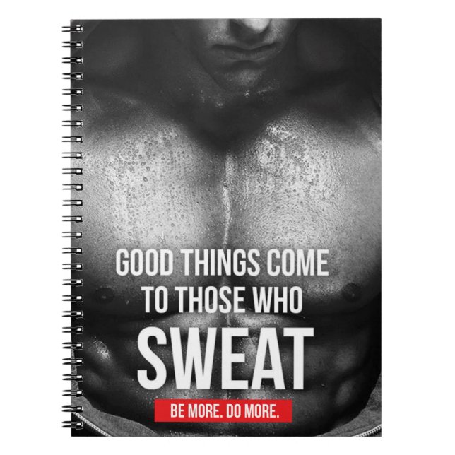 Workout Motivation - Sweat Notebook (Front)