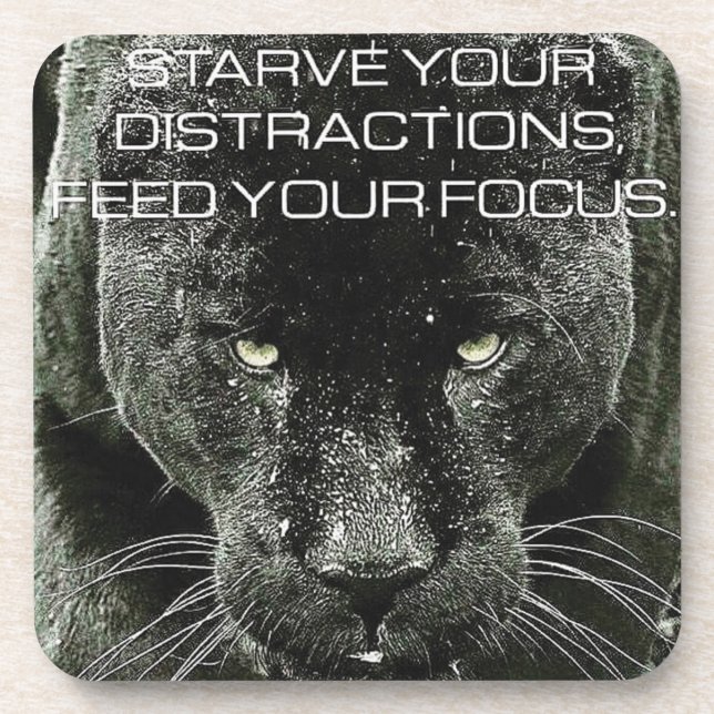 Workout Motivational Beverage Coaster (Front)