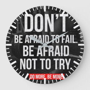 Workout Motivational Large Clock