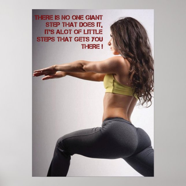 Workout Motivational Poster (Front)