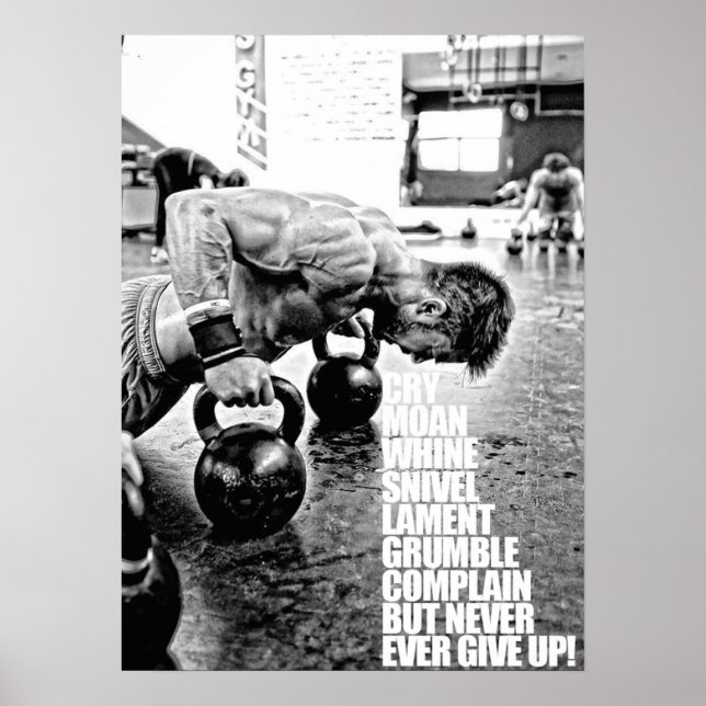 Workout Motivational Poster (Front)