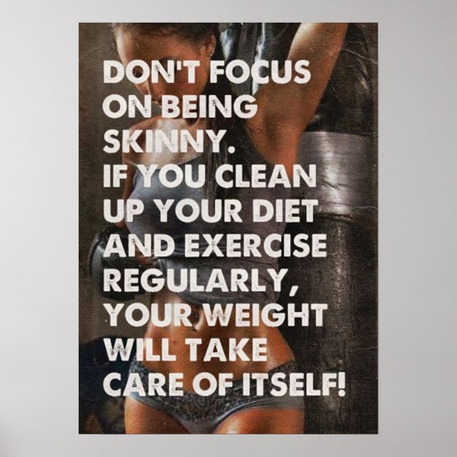 Workout Motivational Poster (Front)