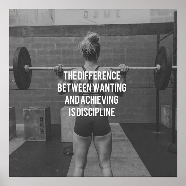 Workout Motivational Poster (Front)