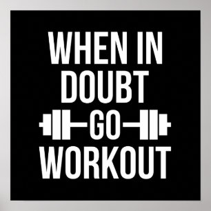 Workout Motivational Poster
