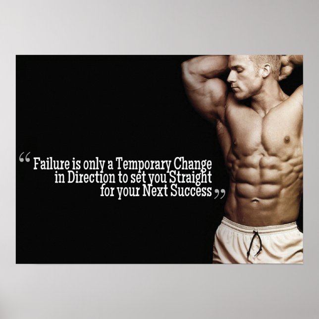 Workout Motivational Poster (Front)