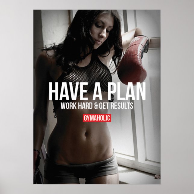 Workout Motivational Poster (Front)