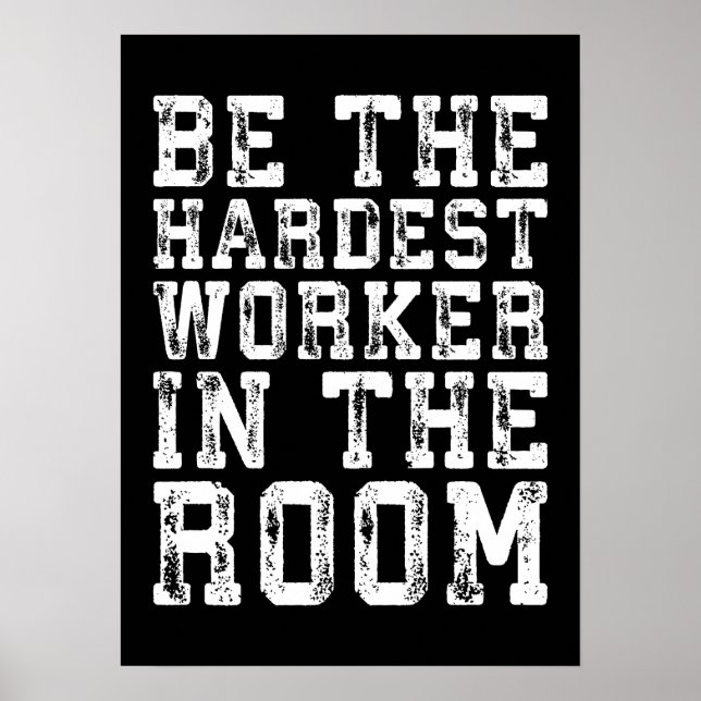 Workout Motivational Poster (Front)