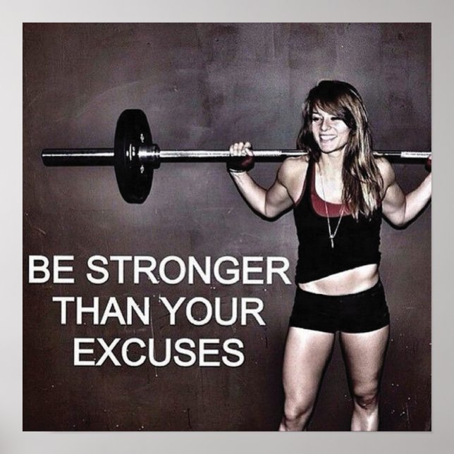 Workout Motivational Poster (Front)