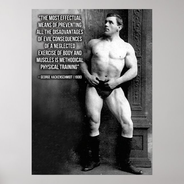 Workout Motivational Poster (Front)