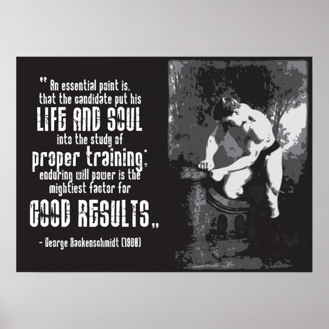 Workout Motivational Poster (Front)