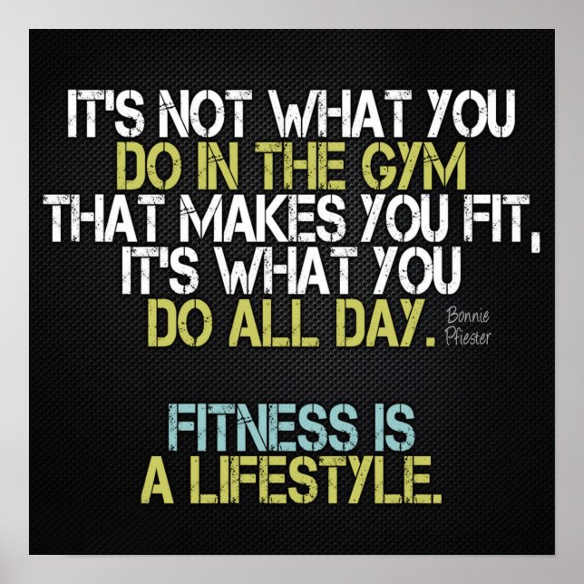 Workout Motivational Poster (Front)