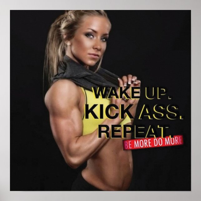 Workout Motivational Poster (Front)