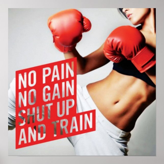 Workout Motivational Poster (Front)