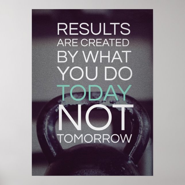 Workout Motivational Poster (Front)