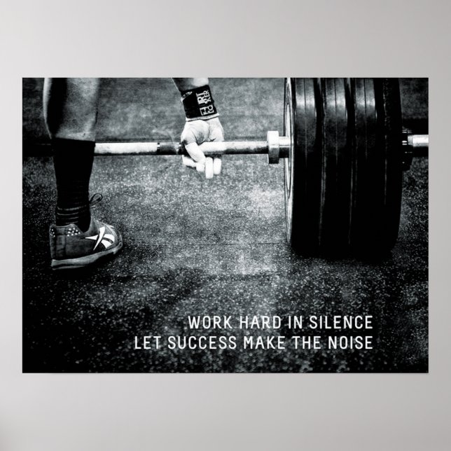 Workout Motivational Poster (Front)