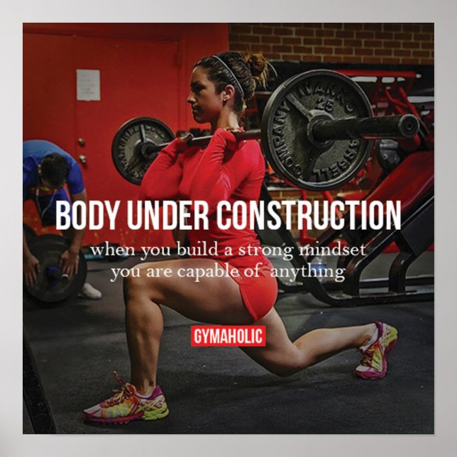 Workout Motivational Poster (Front)