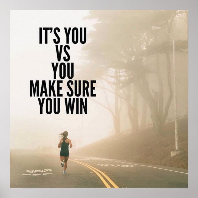 Workout Motivational Poster (Front)