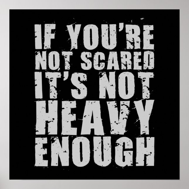 Workout Motivational Poster (Front)