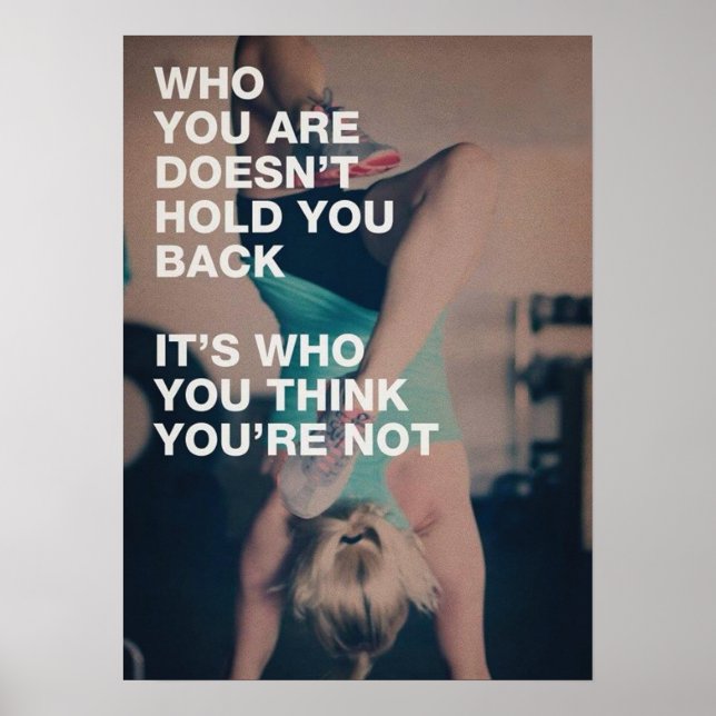 Workout Motivational Poster (Front)