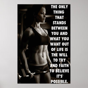 Workout Motivational Poster