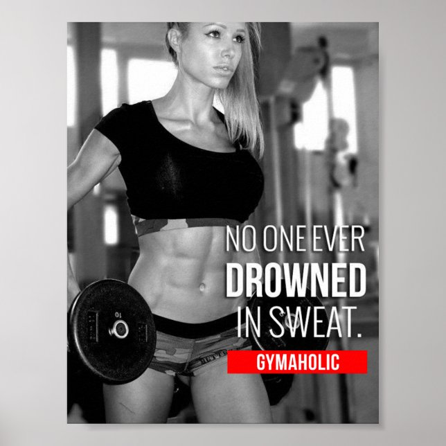 Workout Motivational Poster (Front)
