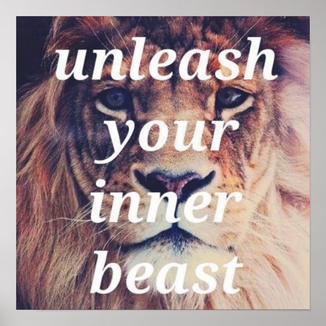 Workout Motivational Poster (Front)