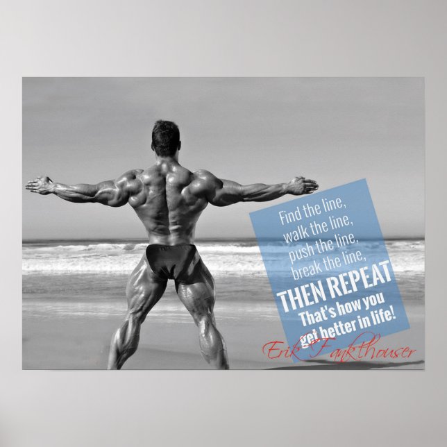 Workout Motivational Poster (Front)