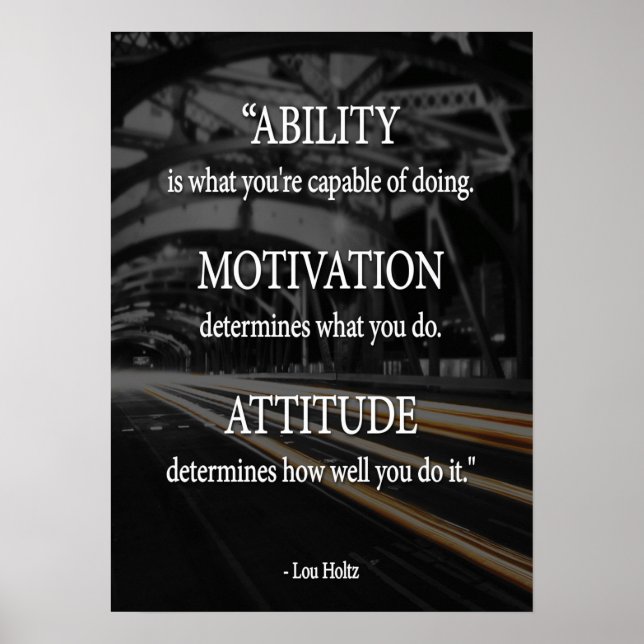 Workout Motivational Poster (Front)